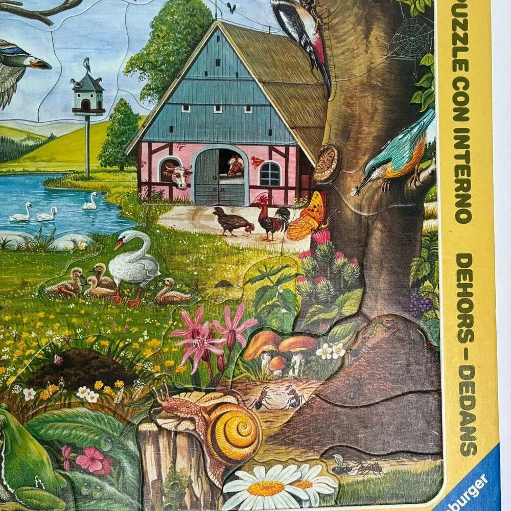 1983 Ravensburger See Inside Didacta Puzzle 
